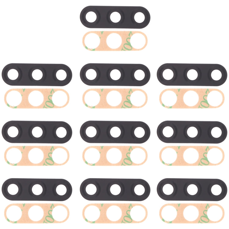 10 PCS Back Camera Lens for LG Q60 / LG K12 Prime (Brazil) - For LG by buy2fix | Online Shopping UK | buy2fix