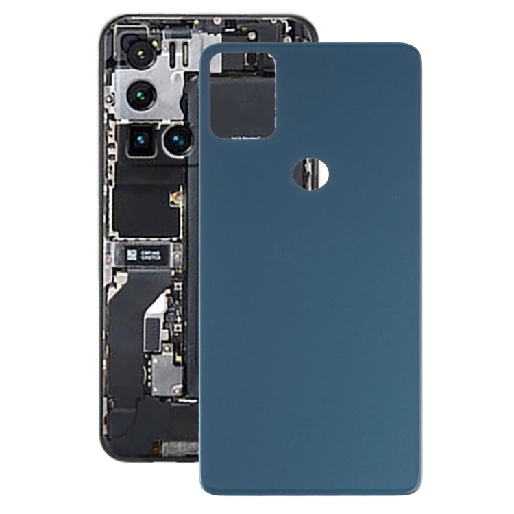 For Alcatel 3X 2020 5061 5061K 5061U Glass Battery Back Cover (Blue) by buy2fix