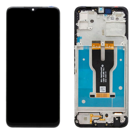 LCD Screen For T-Mobile Revvl 6 Digitizer Full Assembly with Frame(Black) - For T-Mobile by buy2fix | Online Shopping UK | buy2fix