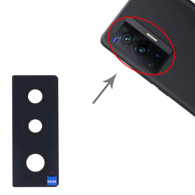 For Vivo X70 V2133A V2104 10pcs Back Camera Lens - Camera Parts by buy2fix | Online Shopping UK | buy2fix