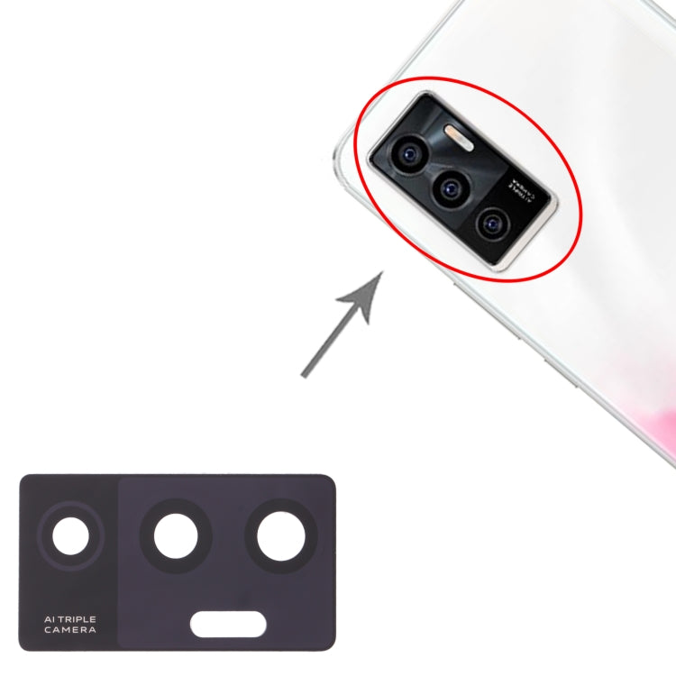 For Vivo S10e 10pcs Back Camera Lens - Camera Parts by buy2fix | Online Shopping UK | buy2fix