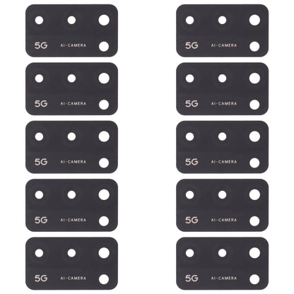 For OPPO A55 5G PEMM00, PEMM20, PEMT00, PEMT20 10pcs Back Camera Lens - Camera Series by buy2fix | Online Shopping UK | buy2fix