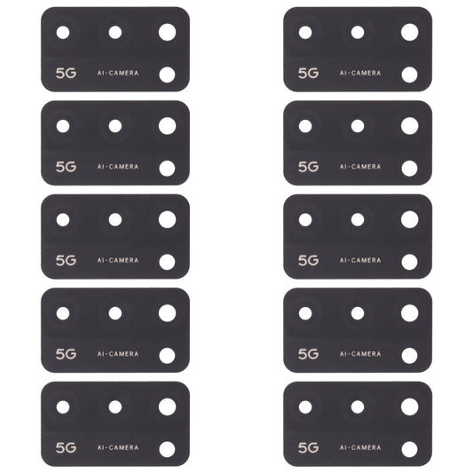 For OPPO A55 5G PEMM00, PEMM20, PEMT00, PEMT20 10pcs Back Camera Lens - Camera Series by buy2fix | Online Shopping UK | buy2fix