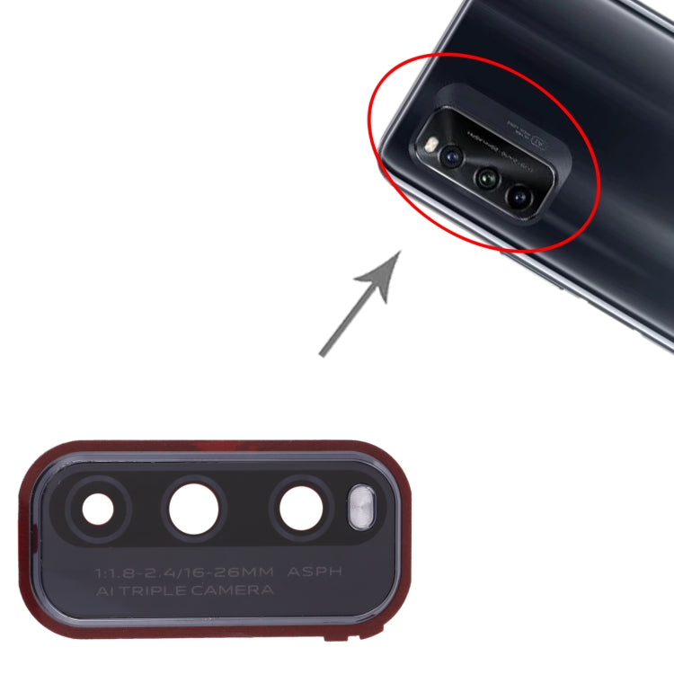 For Vivo iQOO Neo5 Lite Back Camera Lens Frame (Black) - Camera Parts by buy2fix | Online Shopping UK | buy2fix