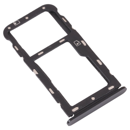 SIM Card Tray + Micro SD Card Tray for ZTE Blade V9 (Grey) - For ZTE by buy2fix | Online Shopping UK | buy2fix