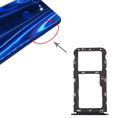 SIM Card Tray + Micro SD Card Tray for ZTE Blade V9 (Grey) - For ZTE by buy2fix | Online Shopping UK | buy2fix