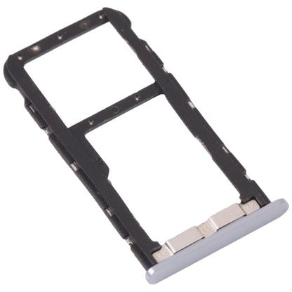 SIM Card Tray + Micro SD Card Tray for ZTE Blade V9 (Silver) - For ZTE by buy2fix | Online Shopping UK | buy2fix