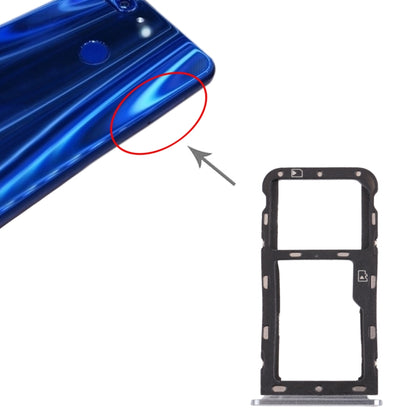 SIM Card Tray + Micro SD Card Tray for ZTE Blade V9 (Silver) - For ZTE by buy2fix | Online Shopping UK | buy2fix