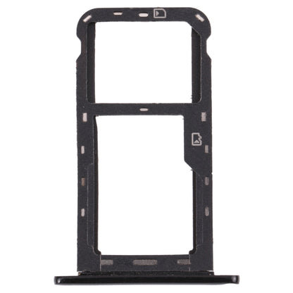 SIM Card Tray + Micro SD Card Tray for ZTE Blade A7 2019 (Black) - For ZTE by buy2fix | Online Shopping UK | buy2fix