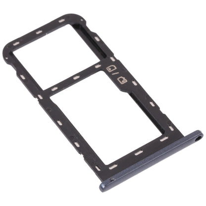 SIM Card Tray + Micro SD Card Tray for ZTE Blade A51 (Black) - For ZTE by buy2fix | Online Shopping UK | buy2fix