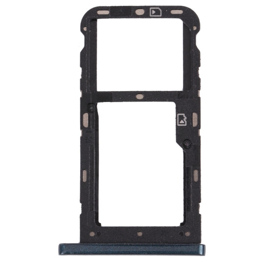 Plateau de carte SIM + plateau de carte SIM / plateau de carte Micro SD pour ZTE Blade V10 Vita (vert foncé)