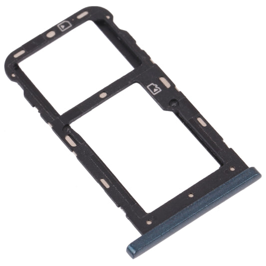 SIM Card Tray + SIM Card Tray / Micro SD Card Tray for ZTE Blade V10 Vita (Dark Green) - For ZTE by buy2fix | Online Shopping UK | buy2fix