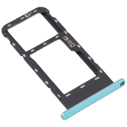 SIM Card Tray + Micro SD Card Tray for ZTE Blade V2020 Smart (Frosted green) - For ZTE by buy2fix | Online Shopping UK | buy2fix