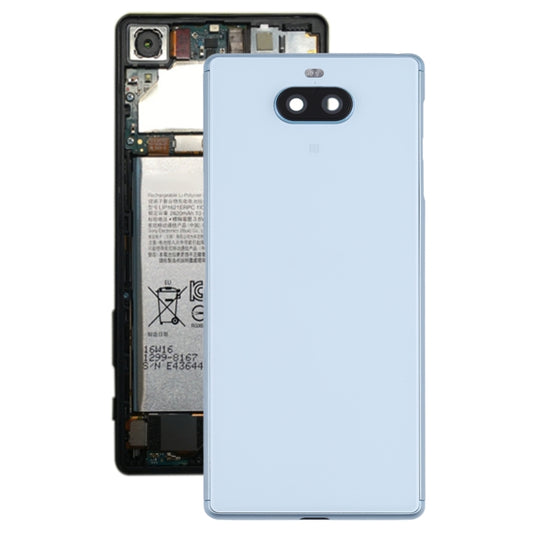 For Sony Xperia 8 Battery Back Cover with Middle Frame & Camera Lens Cover(Green) - Back Cover by buy2fix | Online Shopping UK | buy2fix