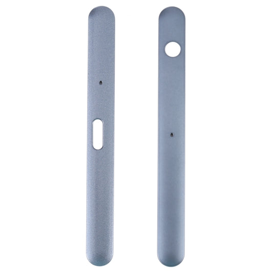 1 Pair Upper and Lower Part Sidebar For Sony Xperia XZ1(Blue) - Frame Bezel Plate by buy2fix | Online Shopping UK | buy2fix