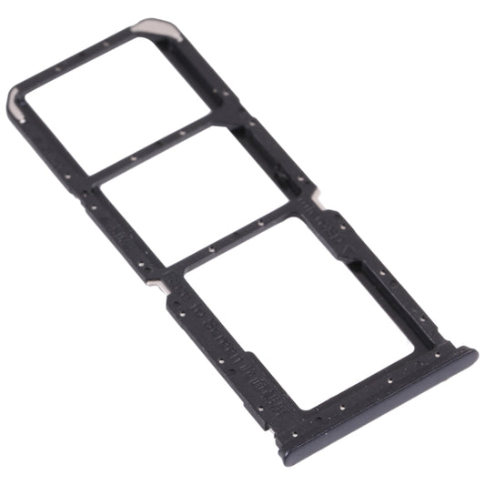For OPPO A54S CPH2273  SIM Card Tray + SIM Card Tray + Micro SD Card Tray (Black) - Card Tray by buy2fix | Online Shopping UK | buy2fix