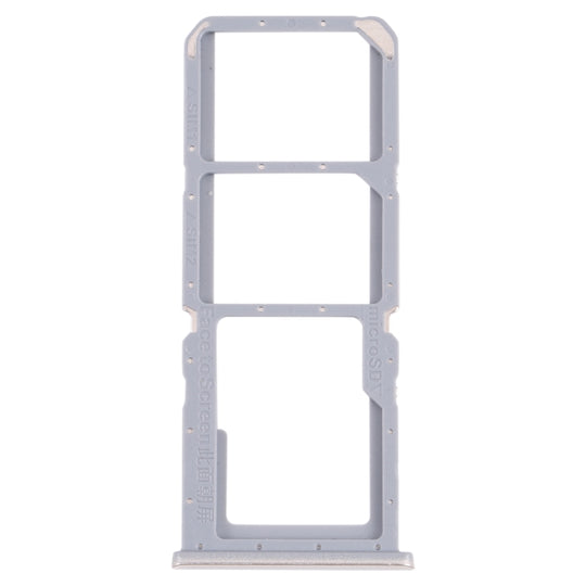 For OPPO A54S CPH2273  SIM Card Tray + SIM Card Tray + Micro SD Card Tray (Gold)