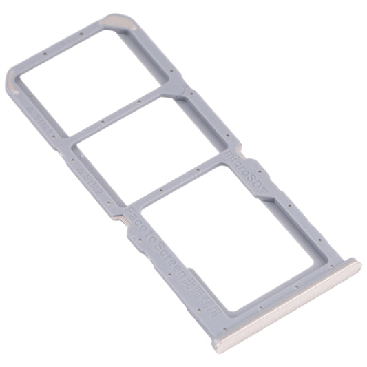 For OPPO A54S CPH2273  SIM Card Tray + SIM Card Tray + Micro SD Card Tray (Gold) - Card Tray by buy2fix | Online Shopping UK | buy2fix