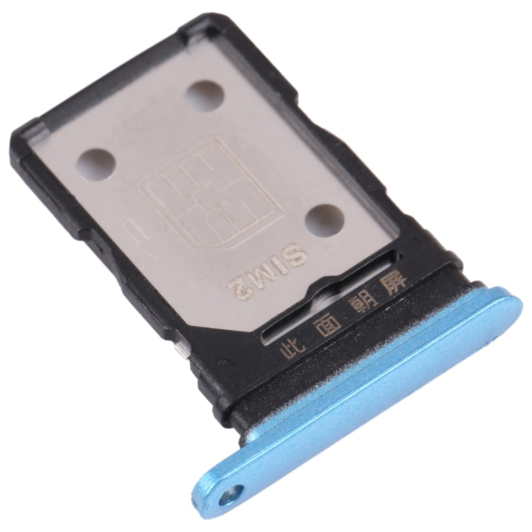 For OPPO Realme X7 Pro RMX2121 RMX2111  SIM Card Tray + SIM Card Tray (Blue) - Card Tray by buy2fix | Online Shopping UK | buy2fix