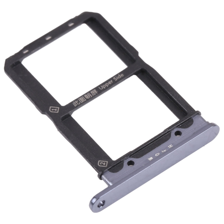 For vivo iQOO 5 5G SIM Card Tray + SIM Card Tray (Black) - Card Tray by buy2fix | Online Shopping UK | buy2fix