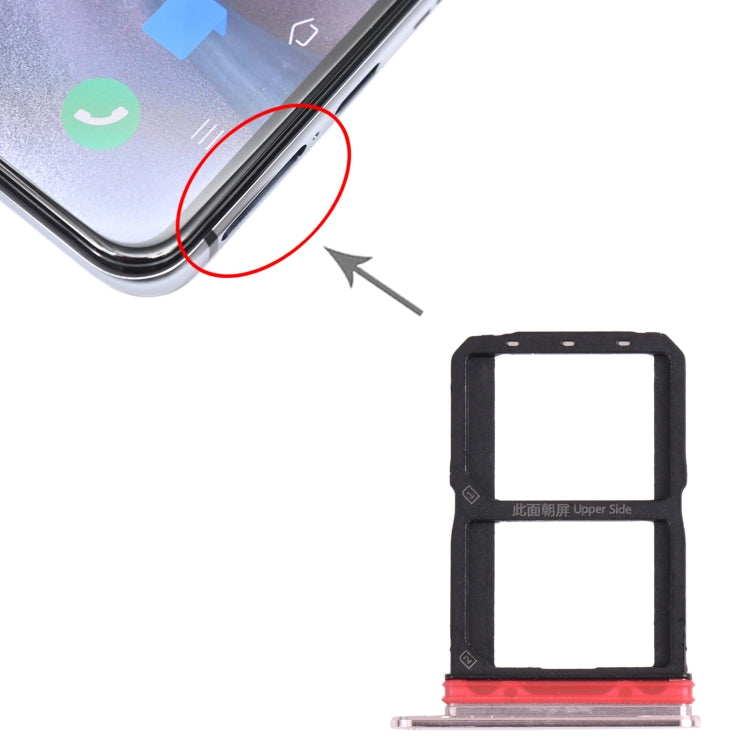 For vivo iQOO 5 5G SIM Card Tray + SIM Card Tray (Gold) - Card Tray by buy2fix | Online Shopping UK | buy2fix
