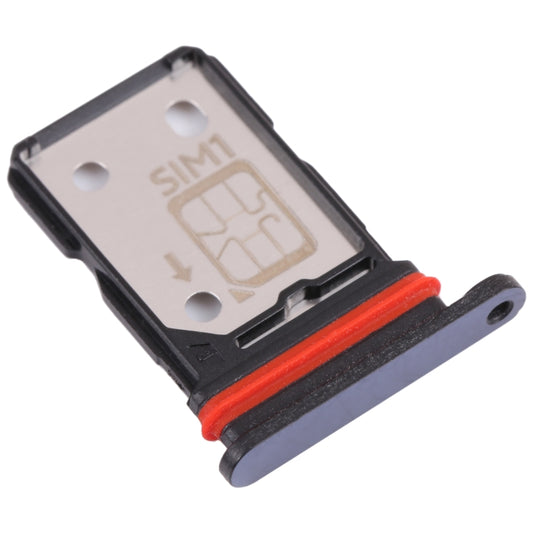 For vivo iQOO Z5 SIM Card Tray + SIM Card Tray (Black) - Card Tray by buy2fix | Online Shopping UK | buy2fix