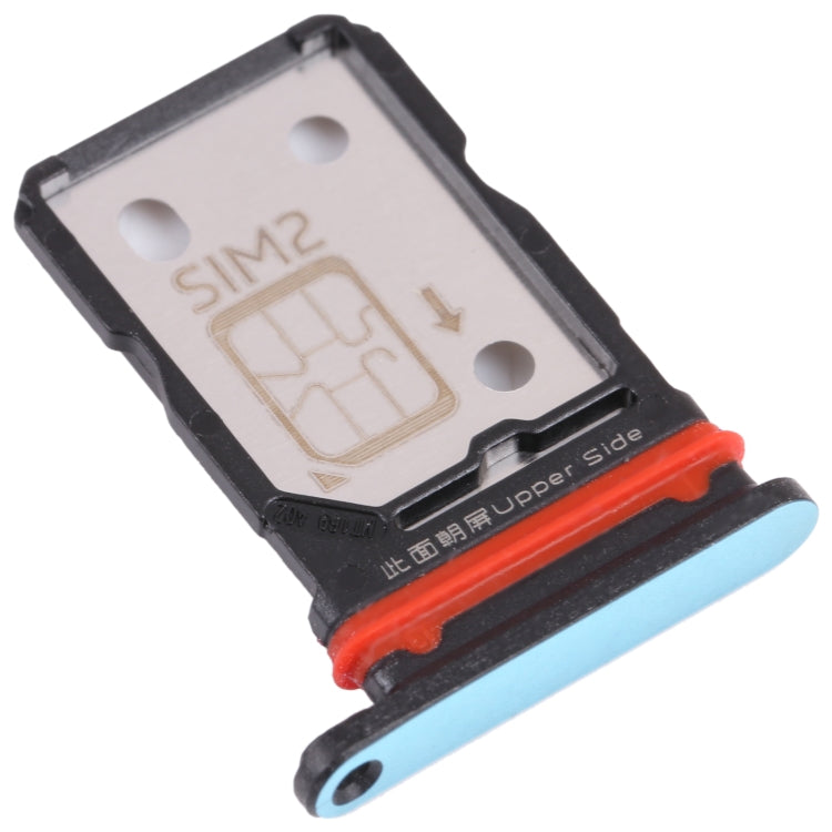 For vivo iQOO Z5 SIM Card Tray + SIM Card Tray (Green) - Card Tray by buy2fix | Online Shopping UK | buy2fix