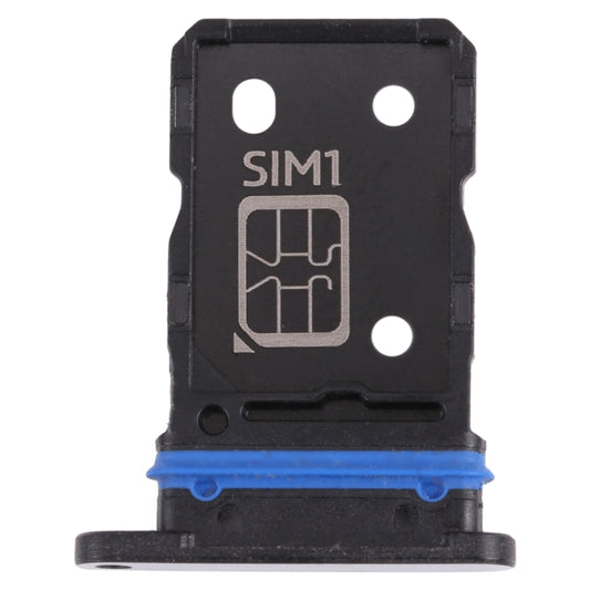 For vivo X70 V2133A V2104 SIM Card Tray + SIM Card Tray (Black) - Card Tray by buy2fix | Online Shopping UK | buy2fix