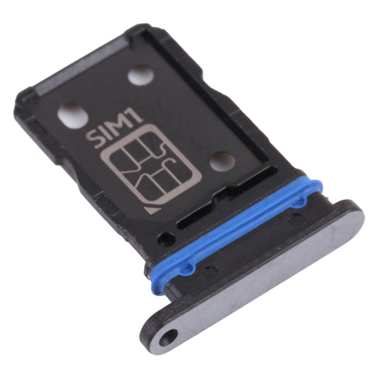 For vivo X70 V2133A V2104 SIM Card Tray + SIM Card Tray (Black) - Card Tray by buy2fix | Online Shopping UK | buy2fix