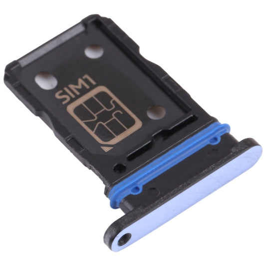 For vivo X70 V2133A V2104 SIM Card Tray + SIM Card Tray (Blue) - Card Tray by buy2fix | Online Shopping UK | buy2fix