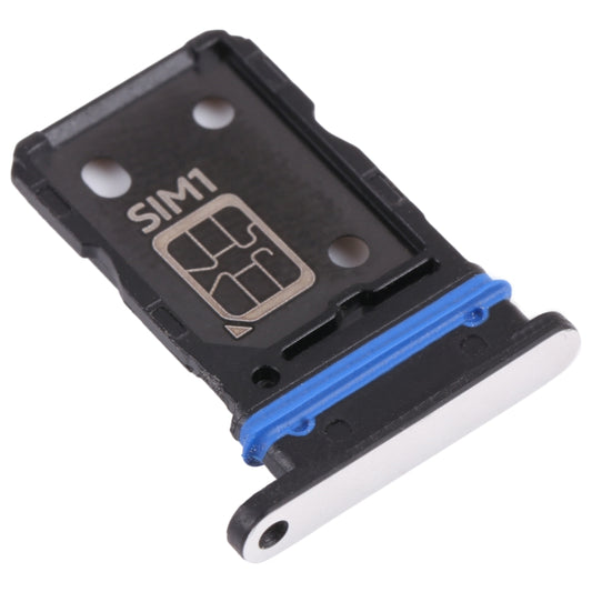 For vivo X70 V2133A V2104 SIM Card Tray + SIM Card Tray (Silver) - Card Tray by buy2fix | Online Shopping UK | buy2fix