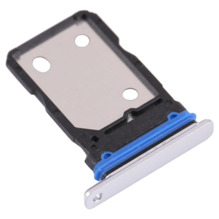 For vivo iQOO 8 Pro SIM Card Tray + SIM Card Tray (White) - Card Tray by buy2fix | Online Shopping UK | buy2fix