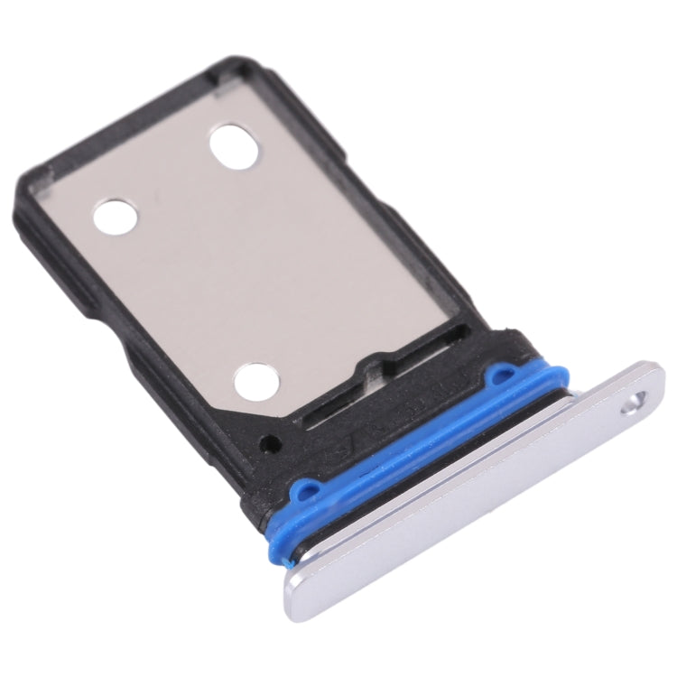 For vivo iQOO 8 Pro SIM Card Tray + SIM Card Tray (White) - Card Tray by buy2fix | Online Shopping UK | buy2fix