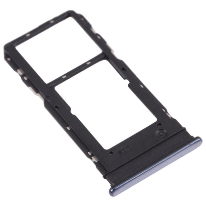 For vivo Y76s V2156A SIM Card Tray + SIM Card Tray / Micro SD Card Tray (Black) - Card Tray by buy2fix | Online Shopping UK | buy2fix