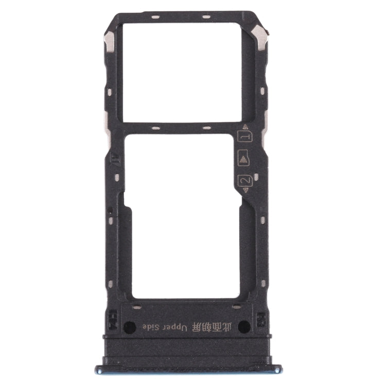 For vivo Y76s V2156A SIM Card Tray + SIM Card Tray / Micro SD Card Tray (Green) - Card Tray by buy2fix | Online Shopping UK | buy2fix