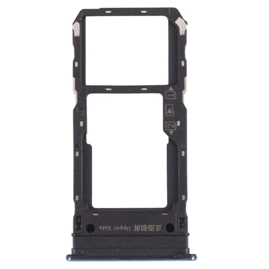 For vivo Y76s V2156A SIM Card Tray + SIM Card Tray / Micro SD Card Tray (Green) - Card Tray by buy2fix | Online Shopping UK | buy2fix