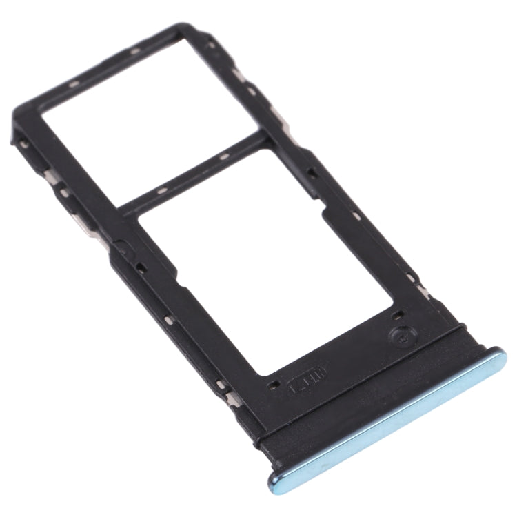 For vivo Y76s V2156A SIM Card Tray + SIM Card Tray / Micro SD Card Tray (Green) - Card Tray by buy2fix | Online Shopping UK | buy2fix