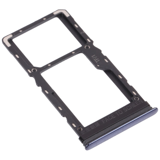 SIM Card Tray + Micro SD Card Tray for Xiaomi Poco X3 Pro M2102J20SG M2102J20SI (Black) - Card Tray by buy2fix | Online Shopping UK | buy2fix