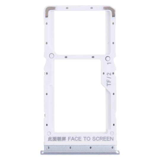 SIM-Kartenfach + SIM-Kartenfach / Micro-SD-Kartenfach für Xiaomi Redmi Note 11 (China) 21091116AC / Poco M4 Pro 5G 21091116AG, MZB0BGVIN (Silber)