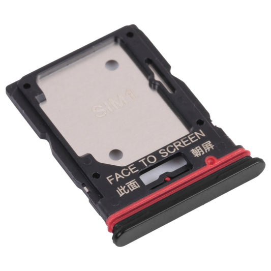 SIM Card Tray + SIM Card Tray / Micro SD Card Tray for Xiaomi Redmi Note 11 Pro (China) 21091116C / Redmi Note 11 Pro+ 5G / 11i / 11i HyperCharge 5G 21091116UI(Black) - Card Tray by buy2fix | Online Shopping UK | buy2fix