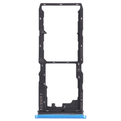 For vivo Y30 Standard / Y12s SIM Card Tray + SIM Card Tray + Micro SD Card Tray (Blue) - Card Tray by buy2fix | Online Shopping UK | buy2fix