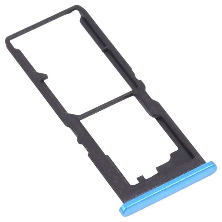 For vivo Y20a / Y20 2021 SIM Card Tray + SIM Card Tray + Micro SD Card Tray (Blue) - Card Tray by buy2fix | Online Shopping UK | buy2fix