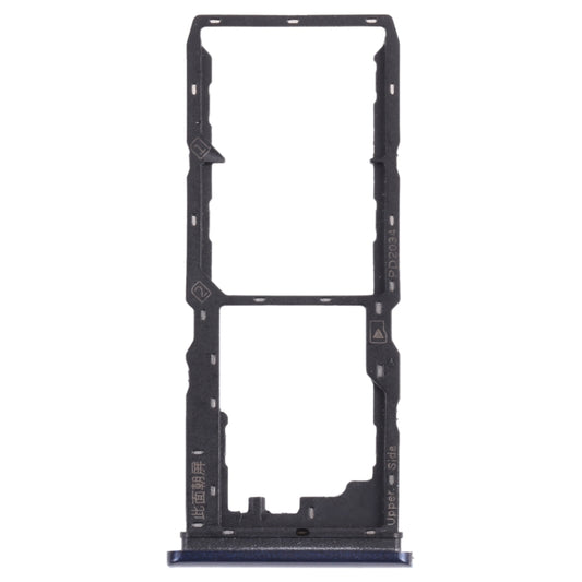 For vivo Y20G / Y20s (G) SIM Card Tray + SIM Card Tray + Micro SD Card Tray (Black) - Card Tray by buy2fix | Online Shopping UK | buy2fix