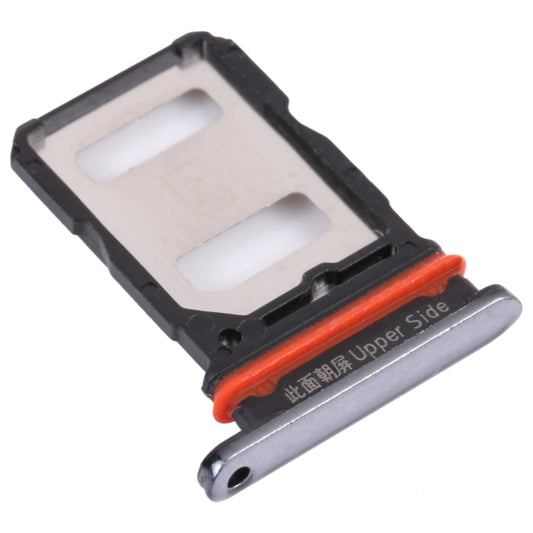 For vivo V21 / V21 5G V2066 V2108 V2050 SIM Card Tray + SIM Card Tray / Micro SD Card Tray (Black) - Card Tray by buy2fix | Online Shopping UK | buy2fix
