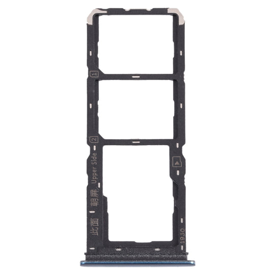 SIM-Kartenfach + SIM-Kartenfach + Micro-SD-Kartenfach für vivo Y11s V2028 (Blau)