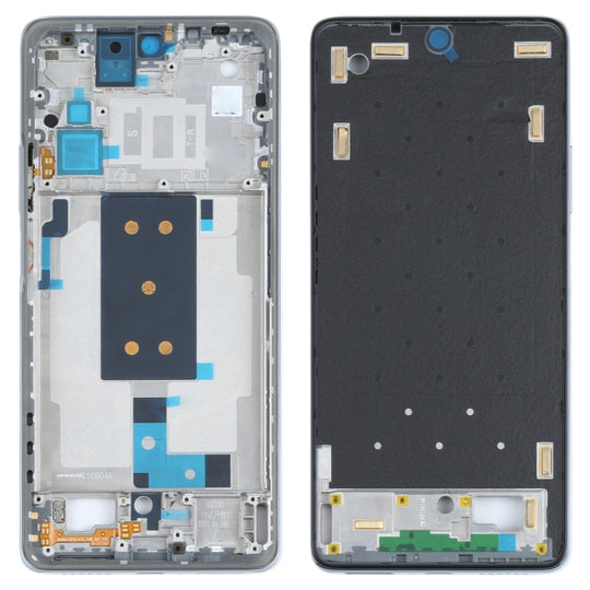 Plaque de lunette de cadre LCD de boîtier avant d'origine pour Xiaomi Mi 11T / 11T Pro (argent)