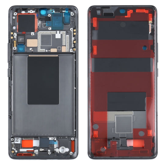 Plaque de lunette de cadre LCD de boîtier avant d'origine pour Xiaomi 12 Pro (noir)