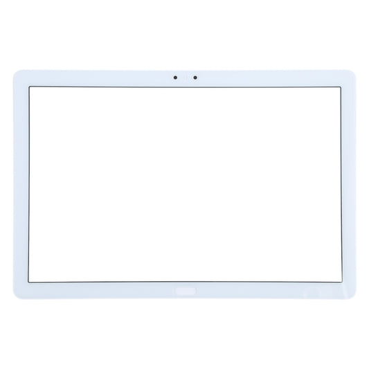 For Huawei MediaPad T5 AGS2-AL03 AGS2-AL09 LTE  Front Screen Outer Glass Lens (White) - Outer Glass Lens by buy2fix | Online Shopping UK | buy2fix
