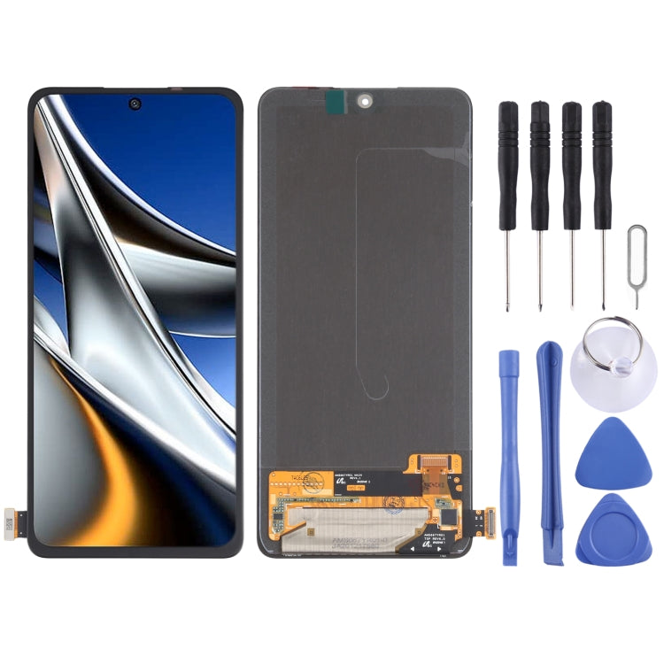 AMOLED Material Original LCD Screen and Digitizer Full Assembly for Xiaomi Poco X4 Pro 5G - LCD Screen by buy2fix | Online Shopping UK | buy2fix