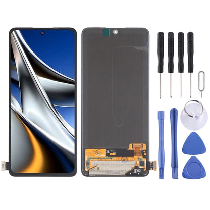 AMOLED Material Original LCD Screen and Digitizer Full Assembly for Xiaomi Poco X4 Pro 5G - LCD Screen by buy2fix | Online Shopping UK | buy2fix